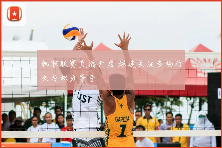 韩职联赛直播开启 球迷关注多场对决与积分争夺