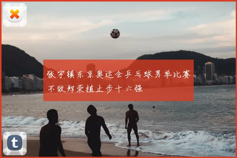 张宇镇东京奥运会乒乓球男单比赛不敌郑荣植止步十六强