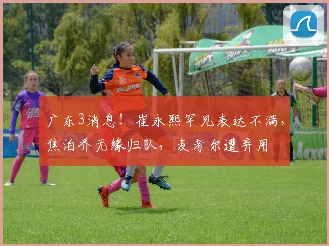 广东3消息！崔永熙罕见表达不满，焦泊乔无缘归队，麦考尔遭弃用